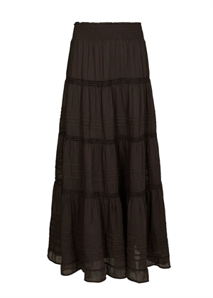 Felicia s voile skirt Dark Brown Neo Noir 
